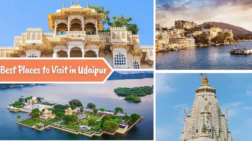 Best Places to Visit in Udaipur are city palace, lake Pichola, Jag mandir and Jagdish temple. These are some most popular attractions in Udaipur that every visitors must visit.