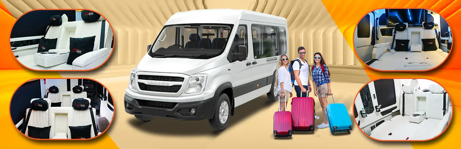 Force Urbania Van on Rent in Delhi