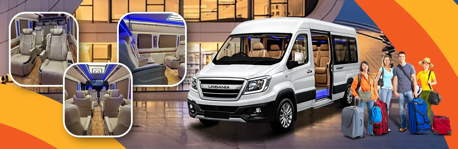 Force Urbania Van on Rent in Udaipur