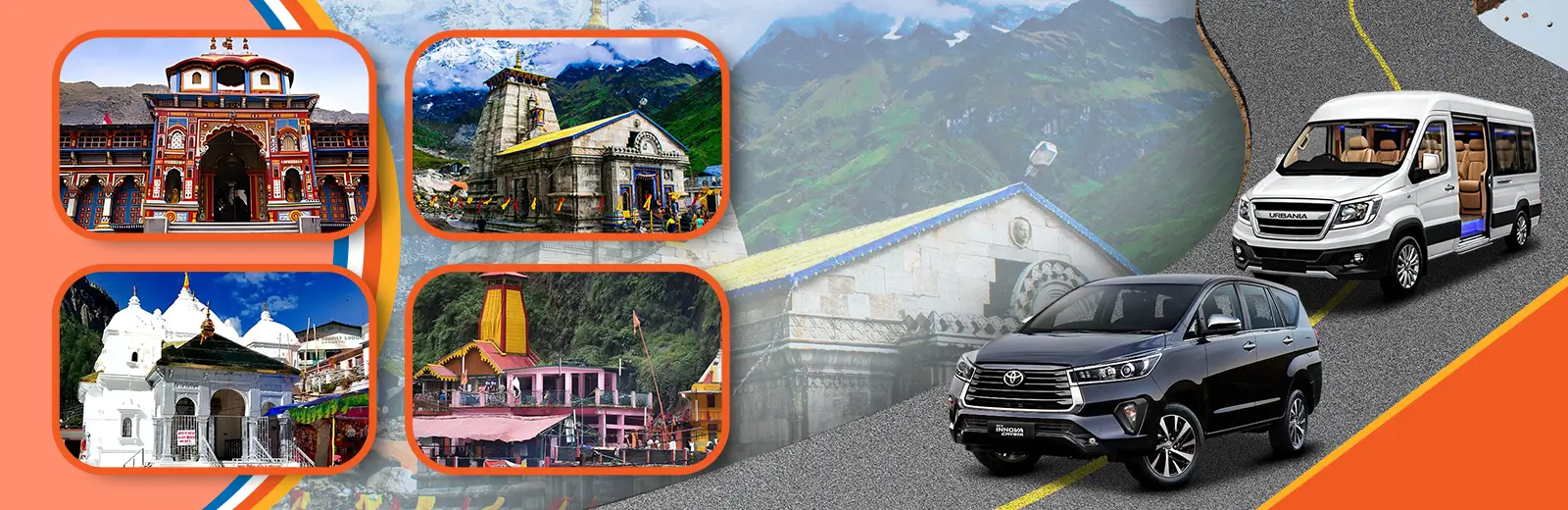 Jodhpur to Chardham Yatra by Force Urbania Van