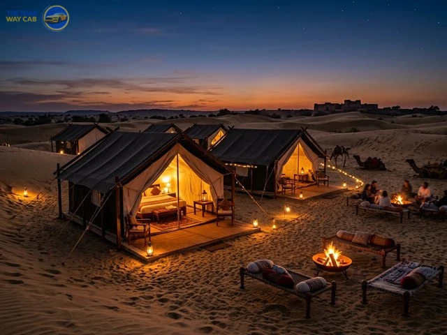 Osian Desert Camp Overnight Swiss Tent Camp Camel Jeep Safari